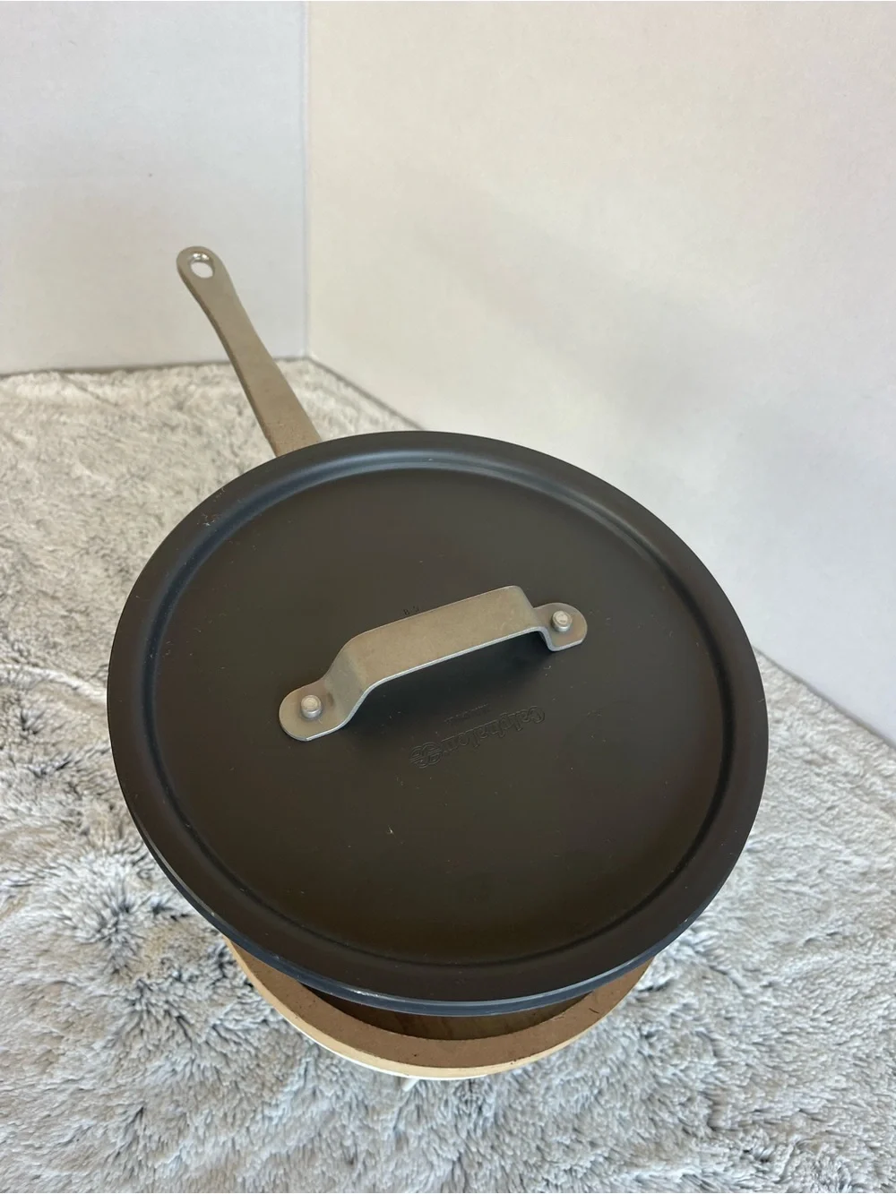 Calphalon Commercial 2.5Qt 1702 1/2 Pot w/  Lid Hard Anodized